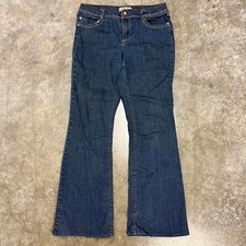 Y2K L.E.I Sophie Flare Dark Wash Jeans 30x29 picture