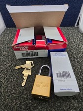(QTY 6) American Lock A1106YLW Anodized Aluminum Safety Lockout Tagout Padlocks picture