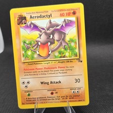 Pokemon Aerodactyl Fossil 16/62 Rare LP picture