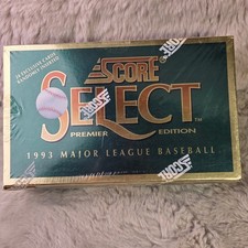 1993 Score Select Premier Edition Baseball Factory Sealed Hobby Box Jeter RC picture