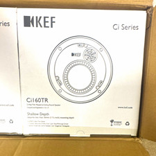 KEF Ci160TR Round In-Ceiling 2-Way 6.5in Shallow Depth 100W White picture