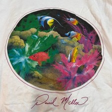 Vintage David Miller tropical fish tee picture