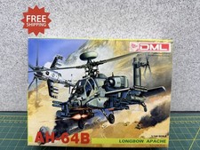Vintage Dragon DML AH-64B Longbow Apache 1/144 Scale Model Helicopter Kit 4530 picture