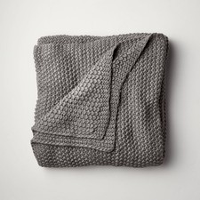 Casaluna Chunky Knit Throw Blanket Bedding Blanket Midweight Sweater Knit picture