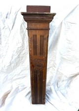 ANTIQUE VICTORIAN OAK NEWEL POST  COLUMN Architecture Salvage picture