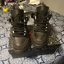 Jordan Men’s Black High Top Lace Up Athletic Sneaker New with Box picture
