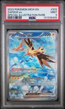 2023 POKEMON MEW EN-151 SPECIAL ILLUSTRATION RARE #202 ZAPDOS EX PSA 9 picture