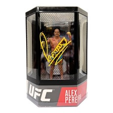 Alex Pereira autographed signed UFC Action Figure JSA COA Poatan picture