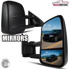 Towing Side Mirrors Fits 1997-2003 Ford F150 Manual Extend Telescope Left+Right picture