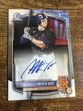 MITCH VOIT 2025 Bowman Draft #CPA-MV 1st Chrome Auto picture