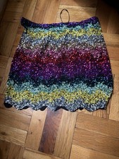 Ashish Woman’s Rainbow Multi Color Sequin Skirt picture