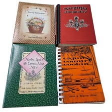 Vintage Southern Cookbook Lot of 4 Church & Community Recipes Country Cooking picture