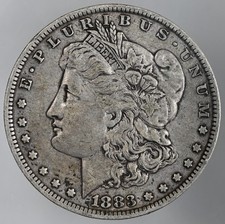 1883-O  $1 MORGAN SILVER DOLLAR  