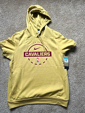 Nike Cleveland Cavaliers NBA Dri-FIT Hoodie Sweatshirt Beige Men's M picture