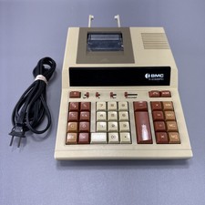 Vintage BMC E-2326PD Printing Calculator Addinng Machine Works Great picture