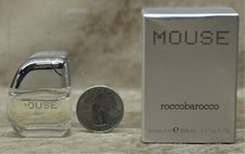 MOUSE ROCCOBAROCCO EAU DE TOILETTE RARE COLLECTIBLE MINI 0.17 OZ  5ML AS IS picture