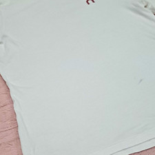 On Run On Clouds Graphic Print White Men's XL Crew Neck T-Shirt picture