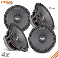 4x PRV Audio 8MR600X PRO Audio Midrange 8