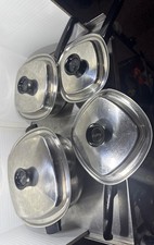 Vtg Aristo-Craft 18-8 Stainless Steel Multi-Ply Cookware Set USA Square Pans picture
