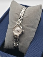 Helbros Vintage Ladies Manual Wind 21J Gemstone Mid Century Cocktail Watch Runs picture
