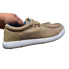 SKONI Slip-On Lightweight Moc Toe Spike-less Golf Shoe Khaki US 10.5 EU 44 NEW picture