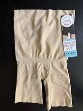 NWT Assets By Spanx Remarkable Results Shaping High Waist Short Beige Size S picture
