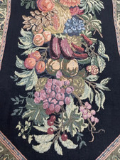 Table Runner Stunning Belgium Fruit Pattern Tapestry Decorative- 72” Long UNUSED picture