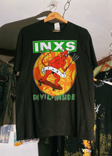 Vintage INXS Band Devil Inside Black For Fans S to 5XL Tee Shirt picture