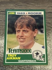 Troy Aikman 2000 Score TEAM 2000 GREEN #2 (053/200) NM-MINT Cowboys SP RARE picture