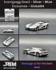 Tarmac Works (Hypercar/Hypersport) Koenigsegg One:1 – Silver Global64 1/64 picture
