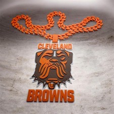 NFL Cleveland Browns 3D Printed Hype Chain New Style, Cuban Link Style  picture