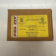 AMERICAN CONNECTORS PER FIT WTU 069-075, WATER TIGHT MC CABLE CONNECTOR, 1 pc picture