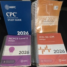 AAPC CPC Study Guide 2026 AMA CPT 2026 Professional Edition Medical Coding Books picture