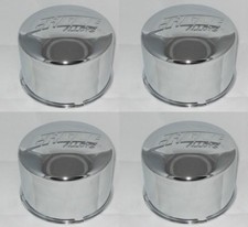 4 - EAGLE ALLOYS WHEEL RIM CENTER CAP 3127 CHROME STEEL 4.25