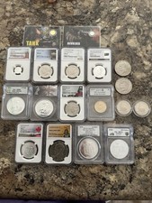 Lot Of Silver, Approximately 7 oz/gold/platinum. SEE PIC FOR DETAILS picture