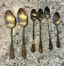 6 Oakmont Country Club Oneida Hotel Plate Engraved Silver Plated Spoon(s)  picture