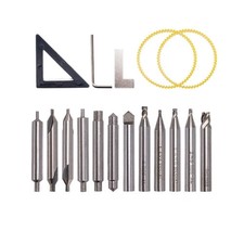 SaiDian 1Set Key Cutting Machine Drill Bits Cutter Set for 368A 1.5 x 6 mm picture