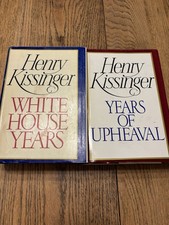 Book Lot by Henry Kissinger, White House Years, Upheaval First Edition Hardcover picture