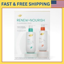 Dove Body Wash Gift Set 2 Count Includes moisturizing and glycolic acid body picture