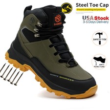 Men's Safety Shoes Steel Toe Sneakers Work Boots Puncture-Proof Indestructible picture
