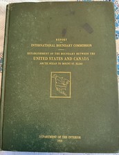 Report International Boundary Commission  United States & Canada 1918 Panoramas picture