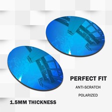 1.5MM POLARIZED Replacement Lenses for Oakley Eye Jacket Redux OO9438 Sunglasses picture