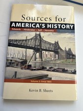 Sources for America’s History Vol.2 Since 1865 9th Ed Bedford Clean picture