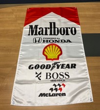 McLaren Marlboro Honda Heritage Flag – 80 × 120 cm (31.5” × 47.2”) picture