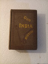 Our India Mission by Andrew Gordon 1888 Antique Book Hardcover Rare picture
