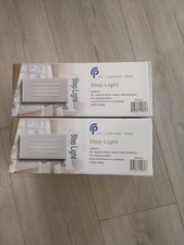 2 Royal Pacific 8904SL Recessed Step Light Indoor White Louvered Commercial  picture