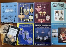 Vintage Antique Lighting Reference Library-Lot 9 Books-Schiffer 19th/20th Centur picture