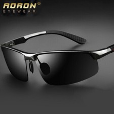 Aluminum HD Polarized Photochromic Sunglasses Men Driving Eyewear Sports Glasses picture