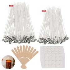 100pcs DIY Candle Wicks 6 Inch/8 Inch Cotton Core For Candle Making Supplies picture