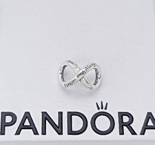 New 100% Authentic PANDORA 925 ale Forever & Always Infinity Charm 793243C00 picture